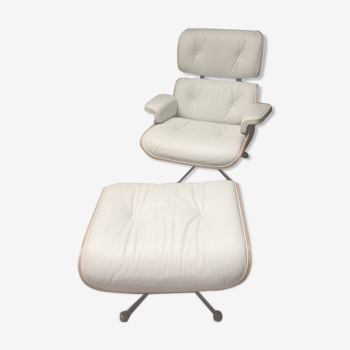 Fauteuil lounge chair et ottoman de Charles et Ray Eames