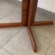 Table danoise ovale extensible en teck, années 60