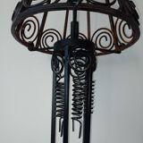 Art deco beaten iron floor lamp 1930