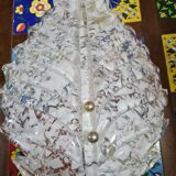 Lot de trois belles appliques en verre de Murano (Barovier Toso)