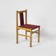 Set of 2 minimalist dining chairs model A-85, Jafameg, Poland, 1960s