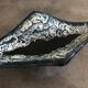 Cut ceramic centerpiece by vallauris fat lava sea foam 55 cm