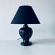 Antique black ceramic lamp