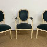 Ensemble 2 chaises et un fauteuil « JP EALT »