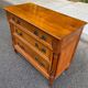 Louis XVI commode in solid cherry wood — Quality Furniture Label 1976