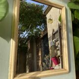 Miroir bois peint