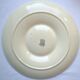 RARE Plate Green Artichoke in slurry, signed GIEN France