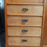 1930s beech wardrobe