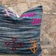 Handmade Moroccan Kilim cushion cover: Bohemian decorative cushion