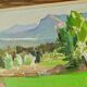 Huile sur panneau suédoise "Solig Försommardag", Fritz Smedberg