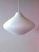 Scandinavian suspended lamp in opaline glass, 1950s