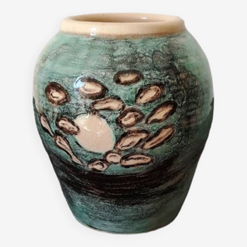 Bluish green vase