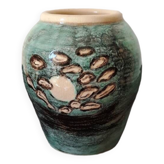 Bluish green vase