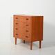 1960s Scandinavian teak chest of drawers