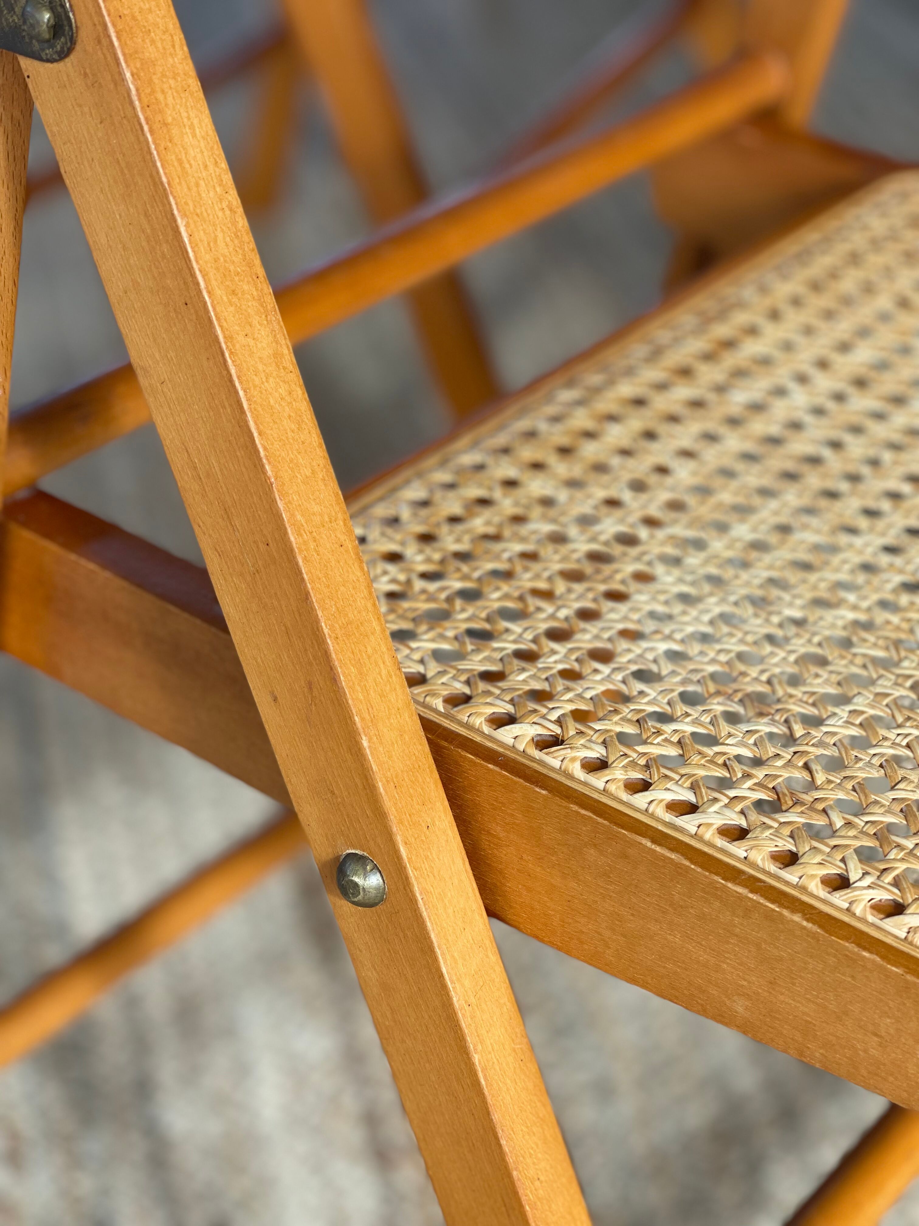 3 folding chairs 1970