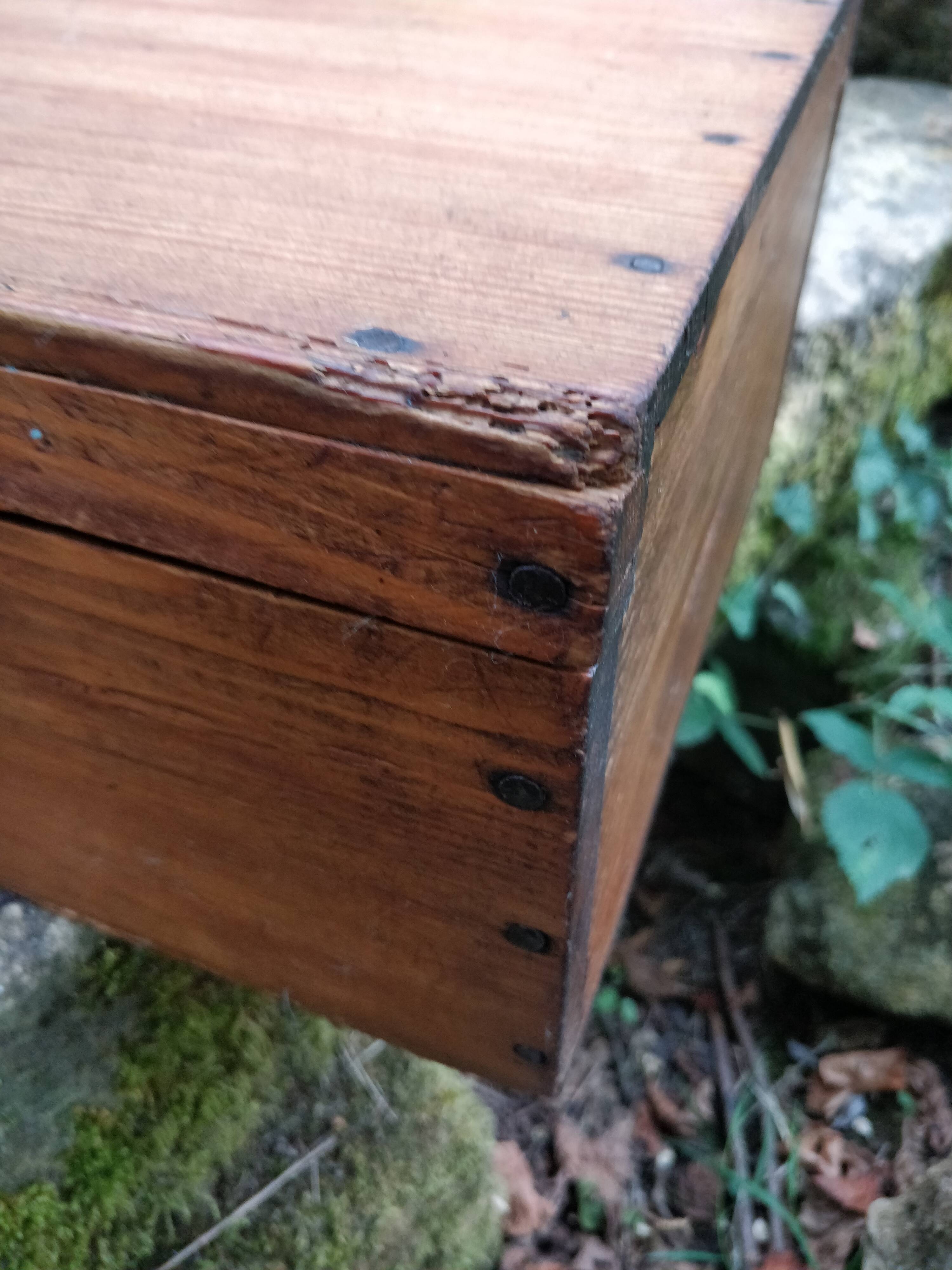 Acien wooden chest
