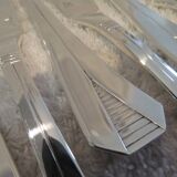 6 silver-plated fish cutlery sets 12p Christofle Atlantide