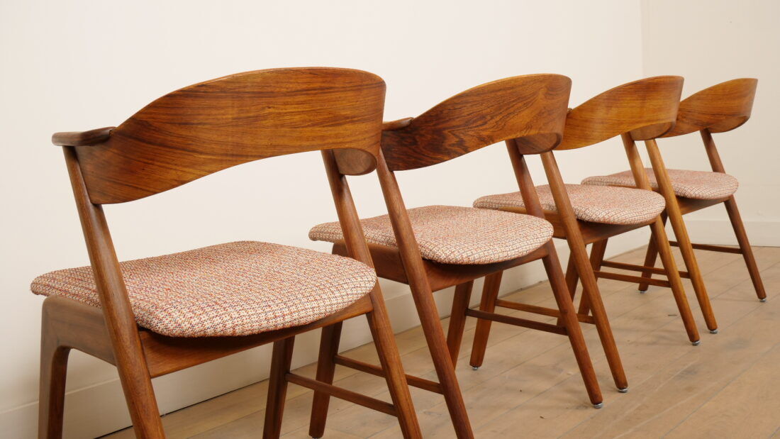 4 x dining chairs | Korup Stolefabrik | KS 21 | Re-upholstered