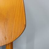 1970s Set of Four Beech Dining Chairs by TON, Czechoslovakia