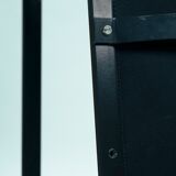 Vintage cubic steel canvas armchair by Radboud van Beekum by Pastoe, 1984