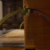 Commode georgian english secretary in mahogany, 1816