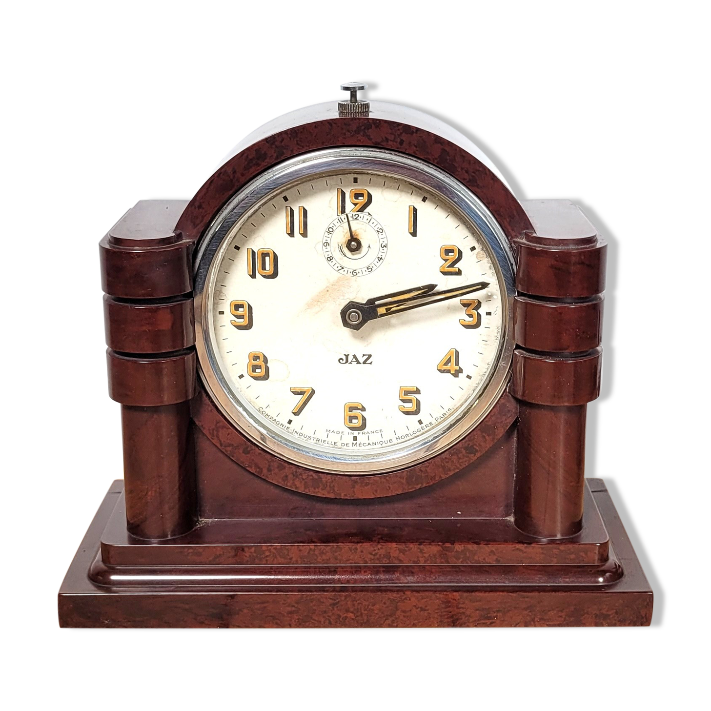 Clock awakening jazz bakelite