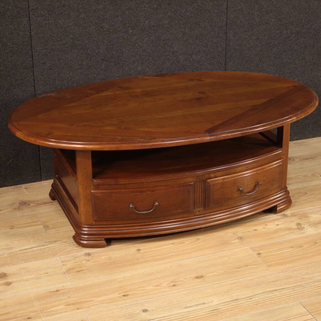 Table basse française en bois du XXe siècle