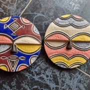 Set of 2 African Batéké masks / Téké masks