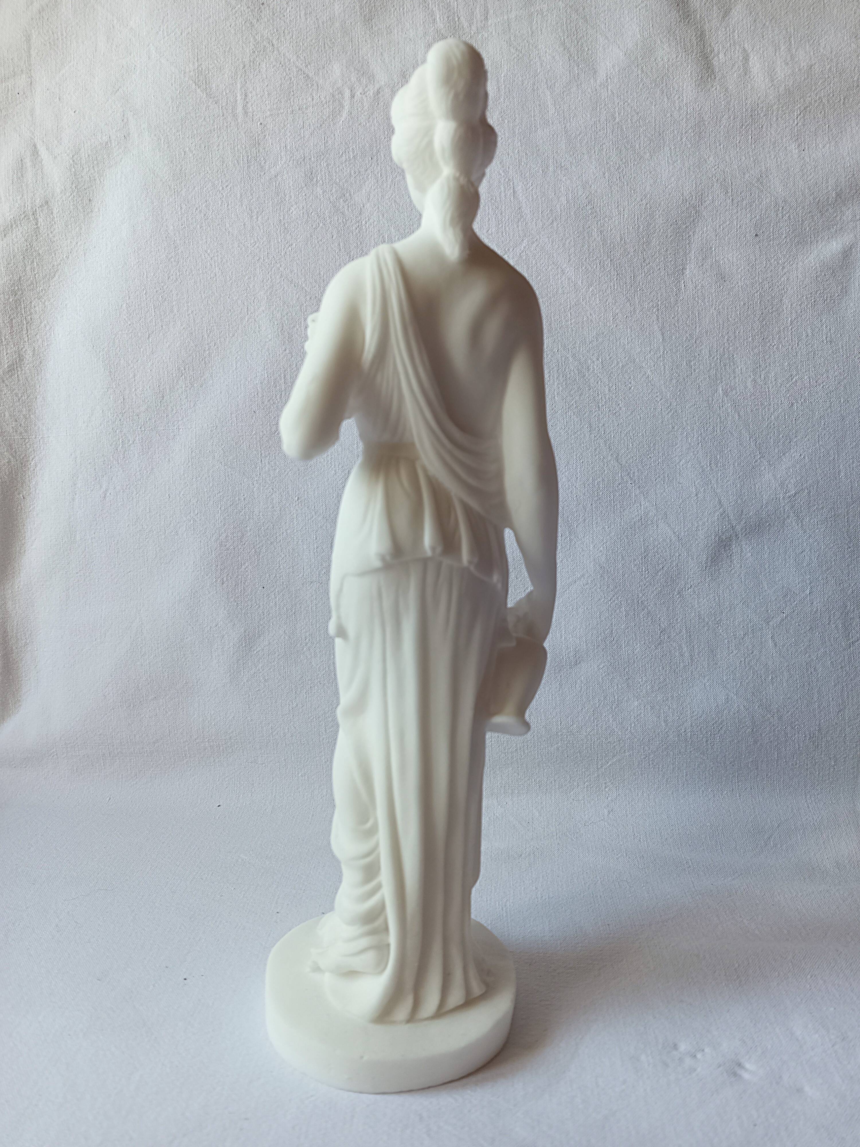Statue sculpture Greek goddess Hebe marble