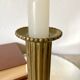Column brass candle holder