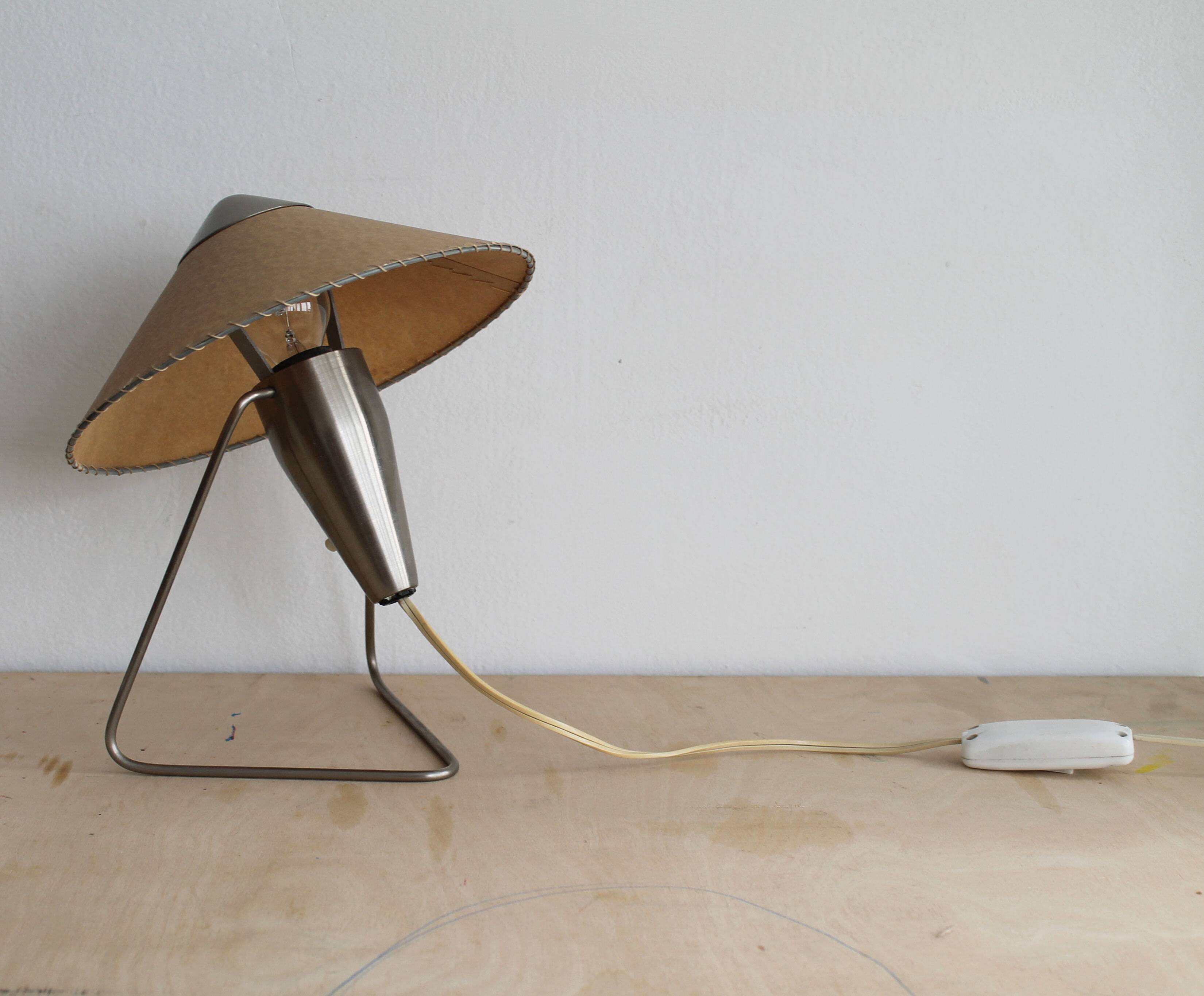 1950s Czech Modernist Table Lamp by Helena Frantová
