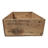 Wooden box dates from Algeria