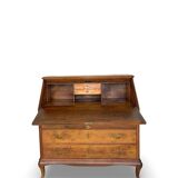 Antique Italian secrétaire in solid walnut, 1920s/1930s.