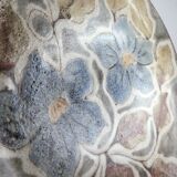 Plate "flower" old mill Perot ceramic Vallauris