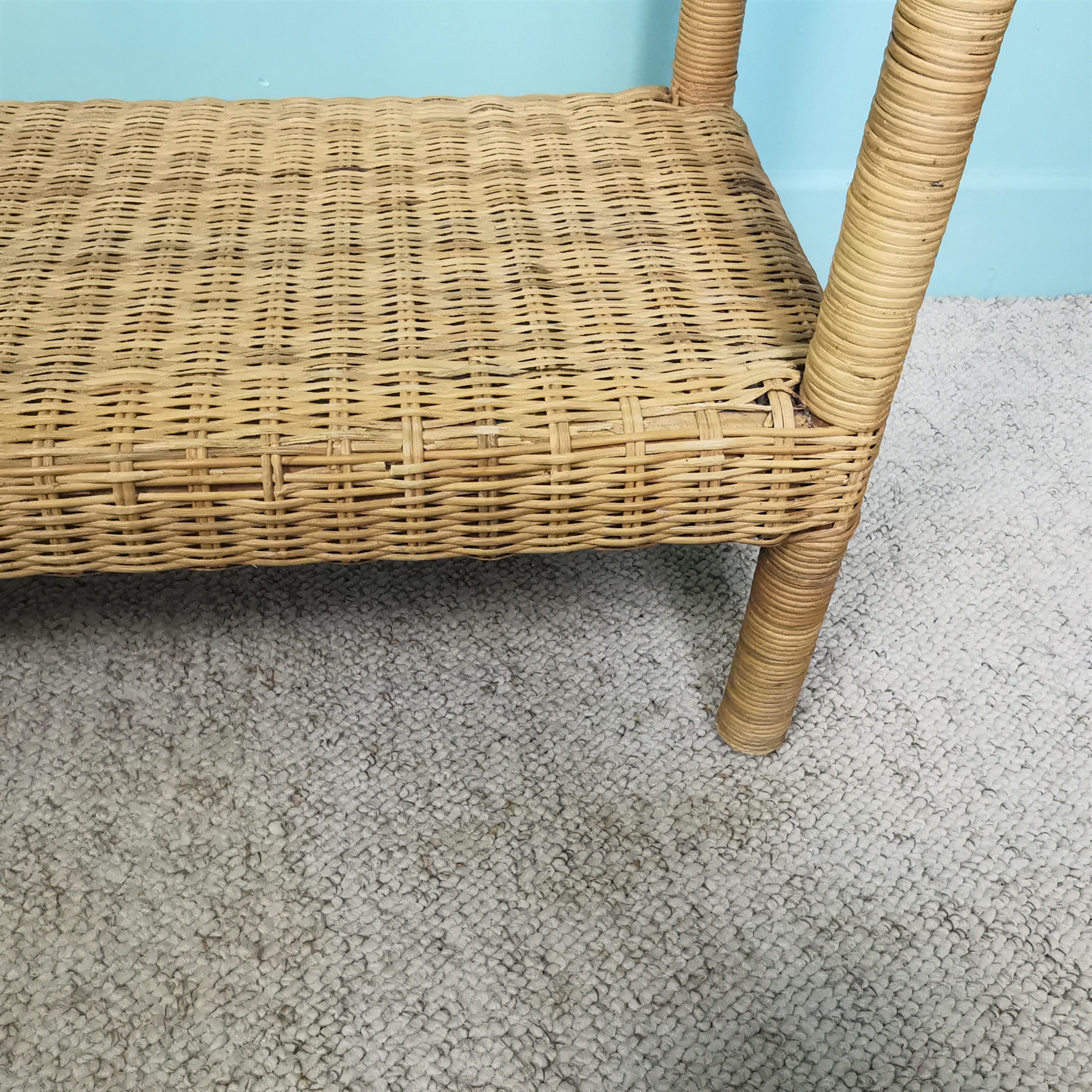 Rattan console