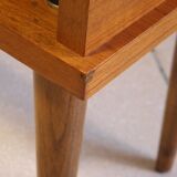 Teak bedside table years 70