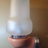 Pair of vintage 70s porcelain sconces