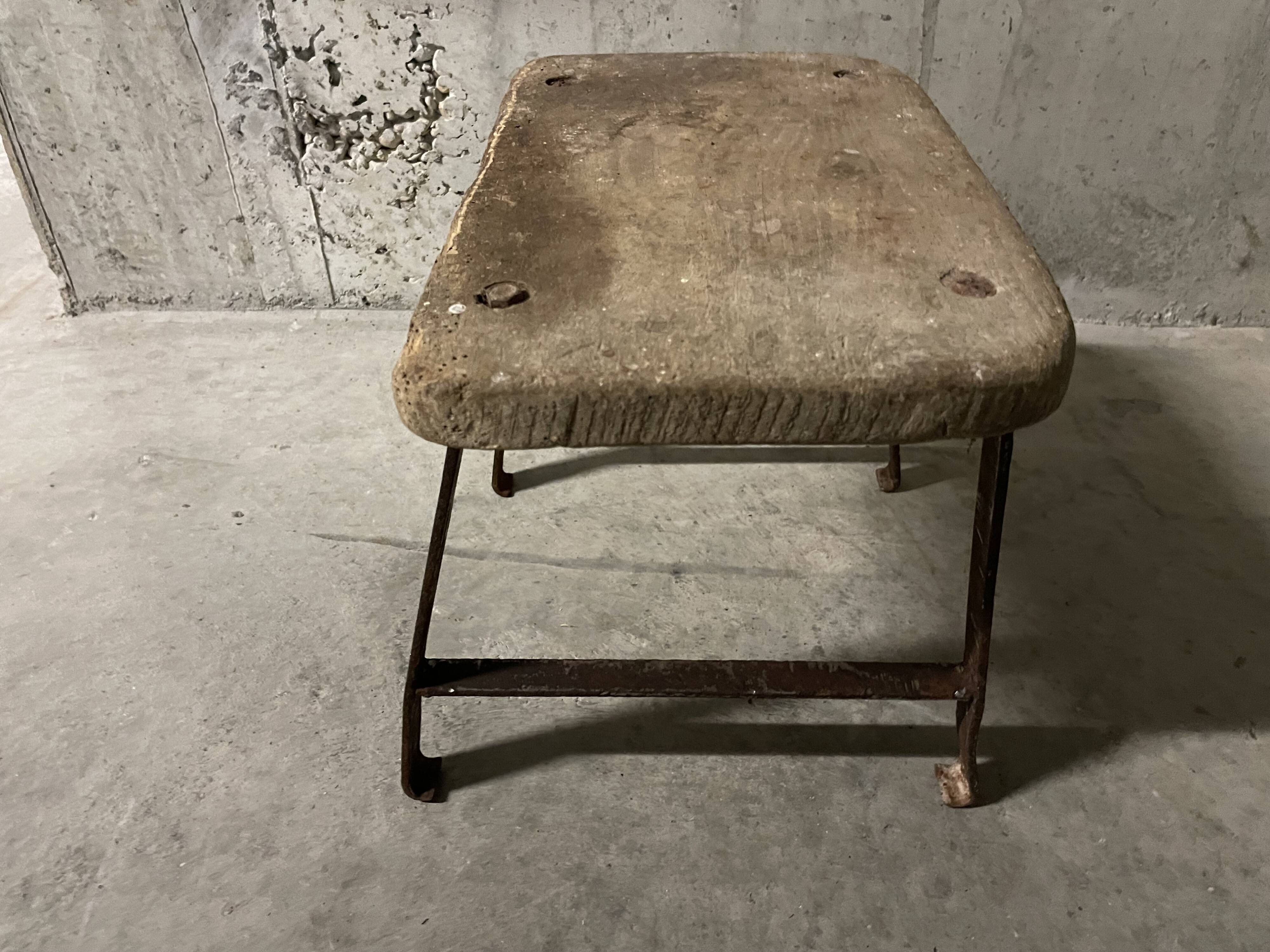 Low industrial stool