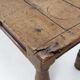 Belgian Antique oak console table with drawer, ca. 1740
