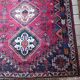 Vintage Iranian rug from the 1950s. Handcrafted, handmade.