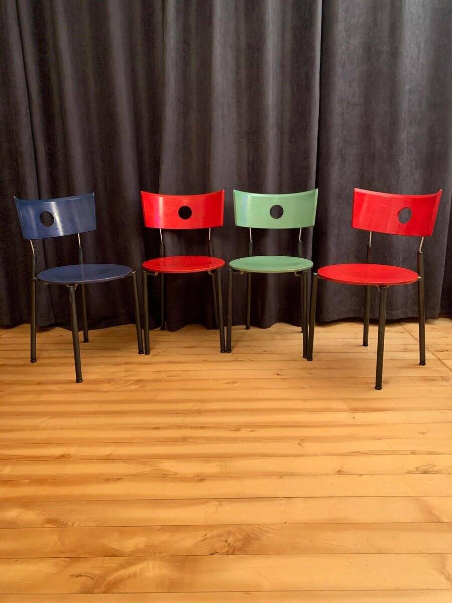 Vintage dining chairs from Kusch+Co, 1970s, set of 4