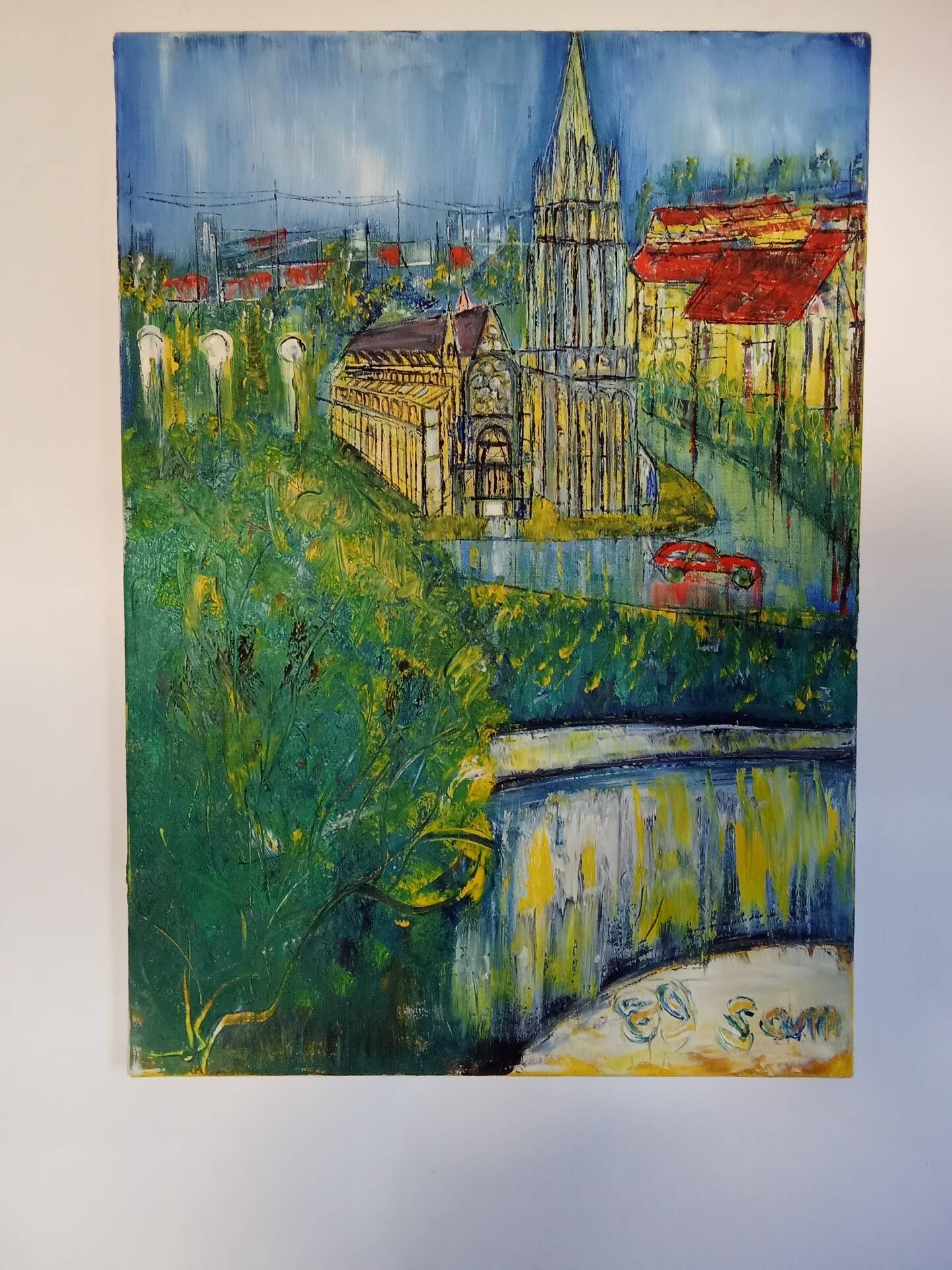 Tableau artiste contemporain