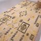 Beige Vintage Moroccan Rug 199 x 376 cm - Berber Wool Rug Handmade
