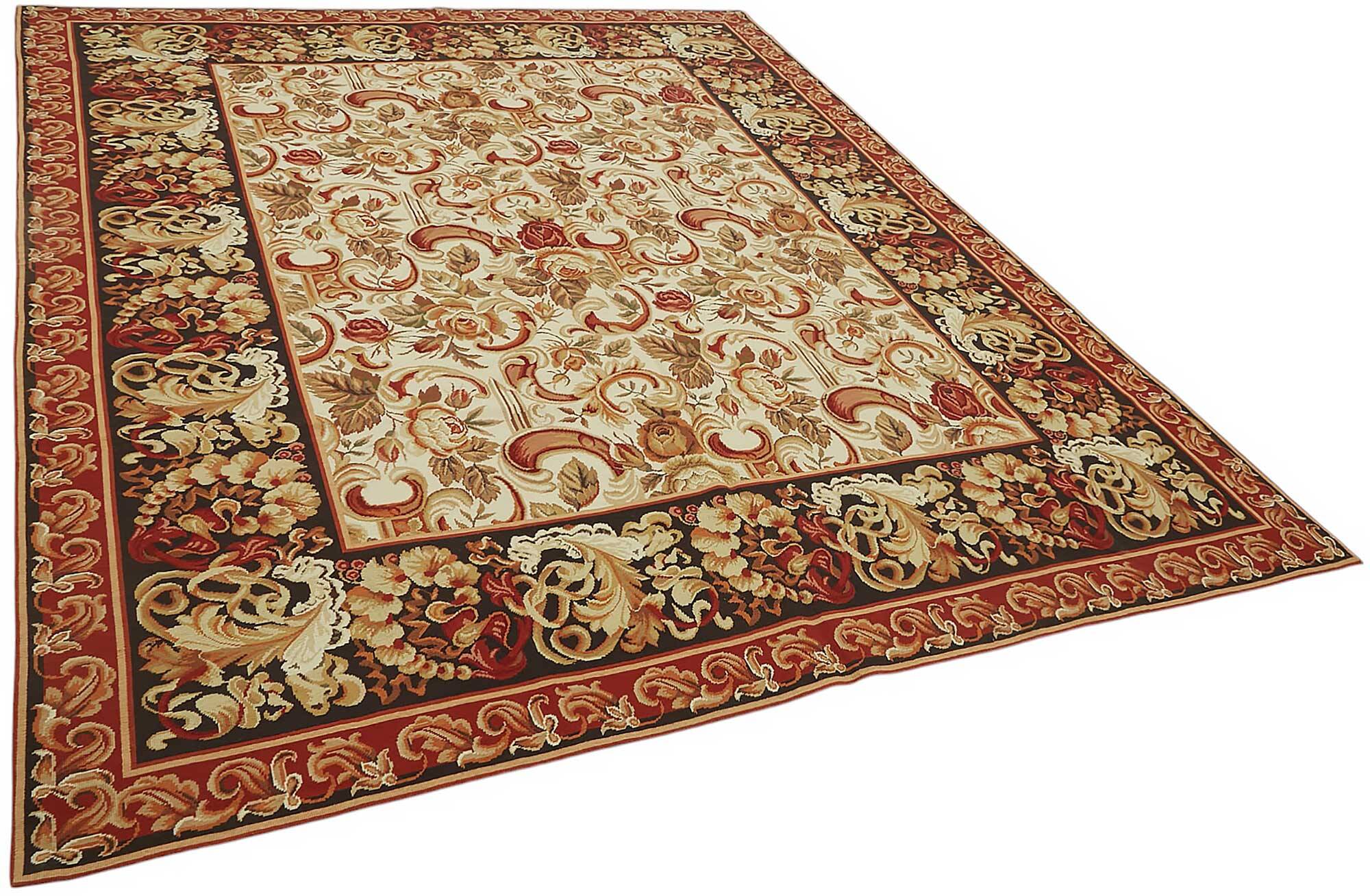 Handmade Vintage Flatweave Needlepoint Kilim 239 cm x 298 cm
