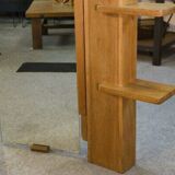 Wall shelf with adjustable mirror by Guillerme et Chambron for Votre Maison 1960's