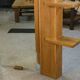 Wall shelf with adjustable mirror by Guillerme et Chambron for Votre Maison 1960's