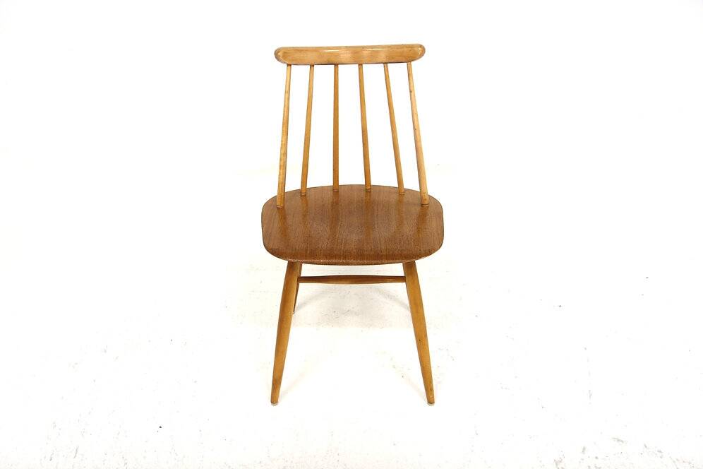 Set of 4 "Fanett" teak chairs by Ilmari Tapiovaara, Sweden, 1960