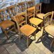 Lot de 8 chaises bistrot 1950