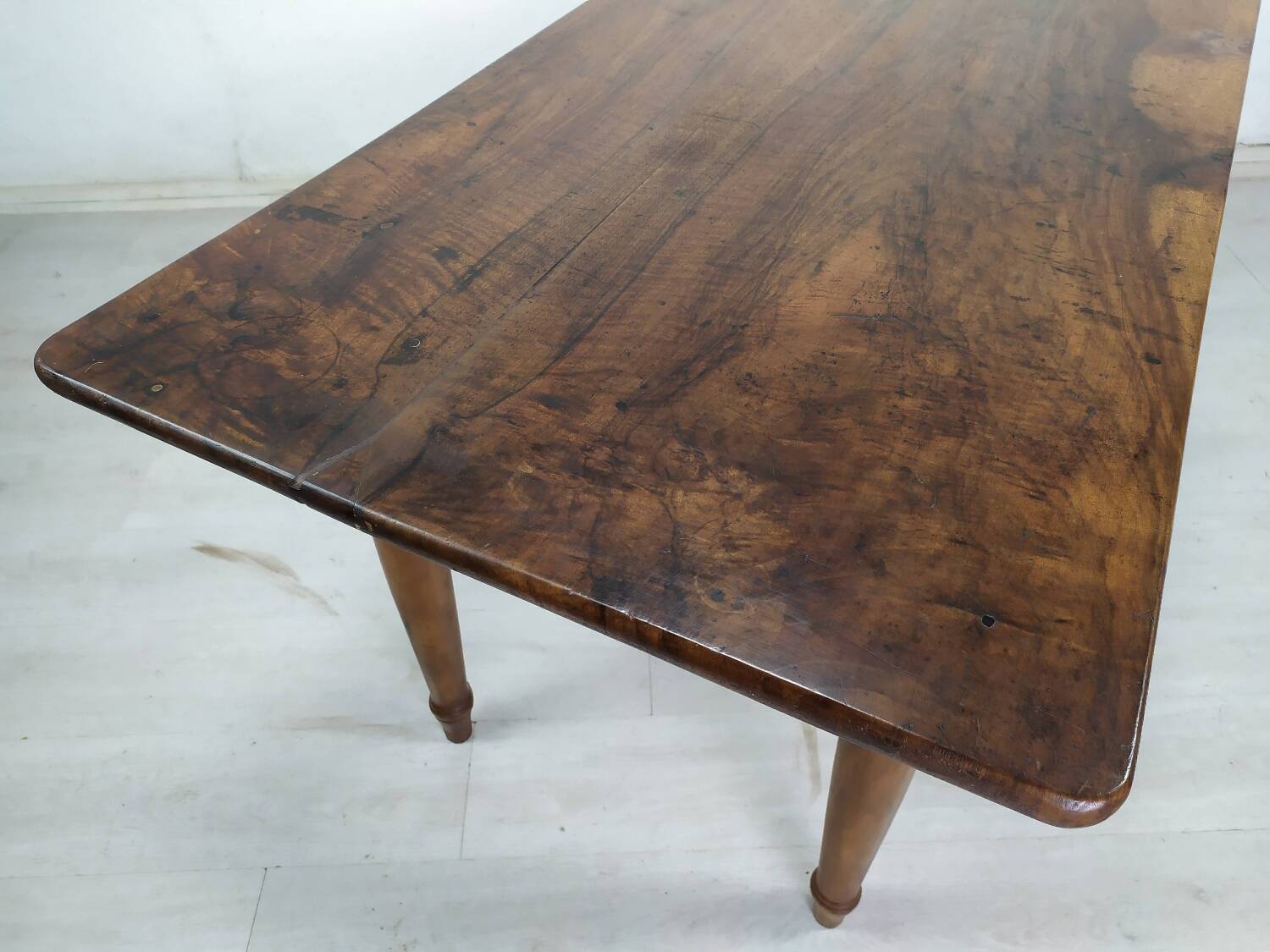 Walnut farmhouse table