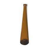 Old Bottle Glass Bottle Blown Bullé Brown Orange Vintage